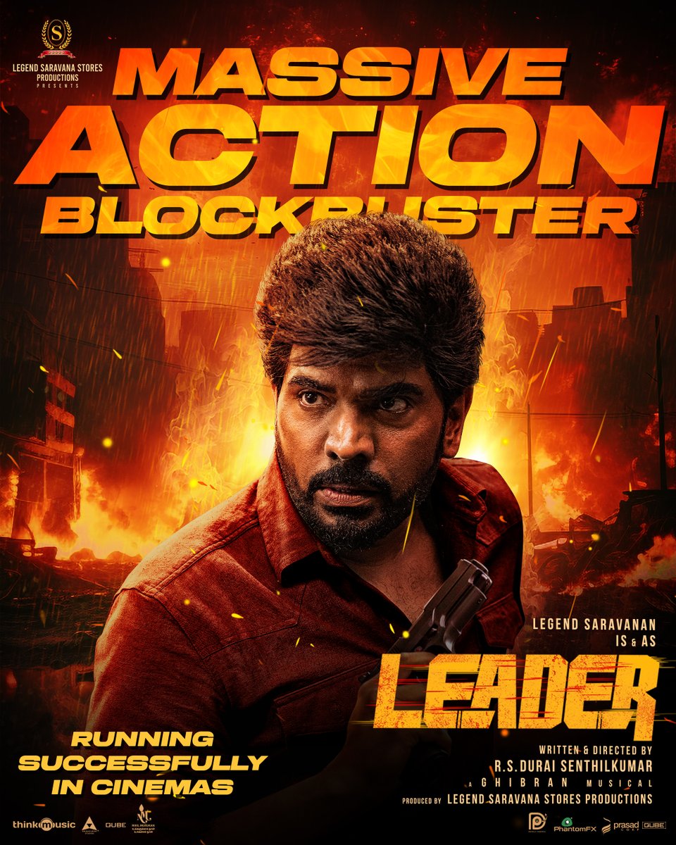 onlynikil's tweet image. Stamped by the audience — #Leader, a Massive Blockbuster !!! 🥳💥

@thelegendoffl #LegendSaravanan #லீடர் ❤️‍🔥

#LeaderRunningSuccessfully

Starring : @yoursthelegend 🔥
A @Dir_dsk Directorial 🎬 
A @GhibranVaibodha Musical 🎵

🎟️ Book your tickets here : movies.starviva.in/movie/leader