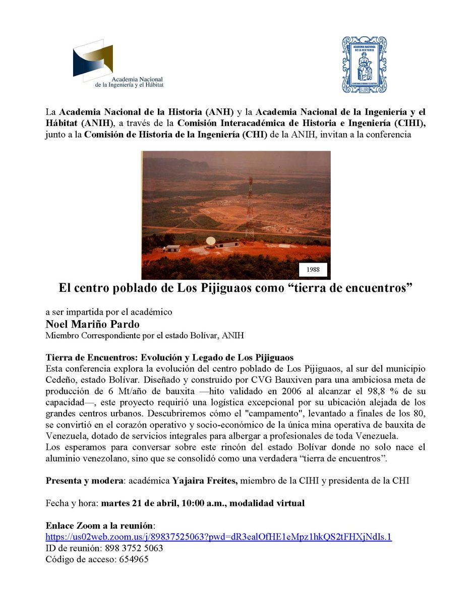 Academia Nacional de Ingeniería y Hábitat - Vzla tweet media