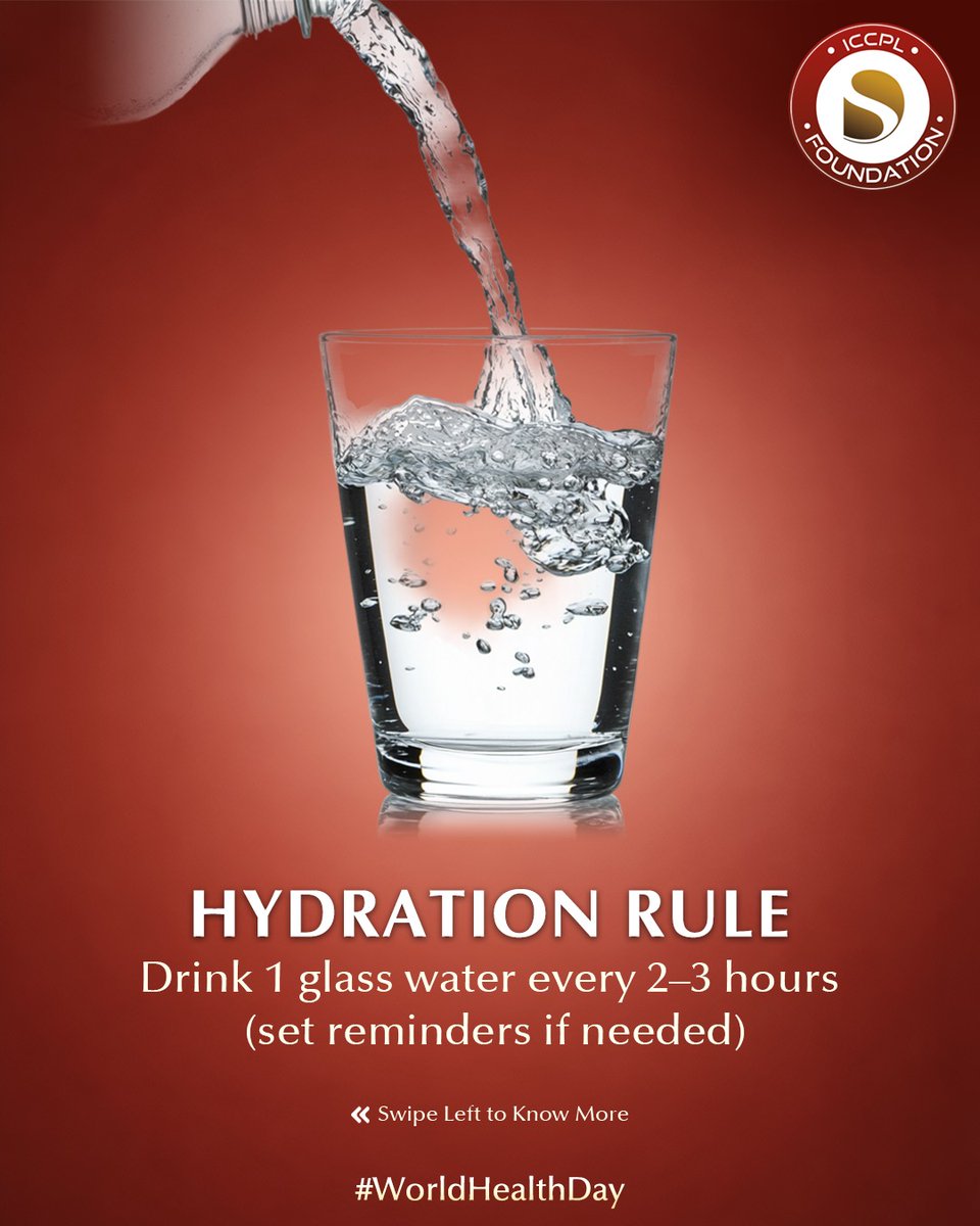 Iccplfoundation's tweet photo. World Health Day may be just a day, but awareness shouldn’t stop there.

At ICCPL Foundation, we’re continuing the conversation by focusing on simple, practical habits that can truly make a difference in daily life. 🩺

#HealthAwareness #HealthyHabits #ICCPLFoundation https://t.co/kttAeNuKUn