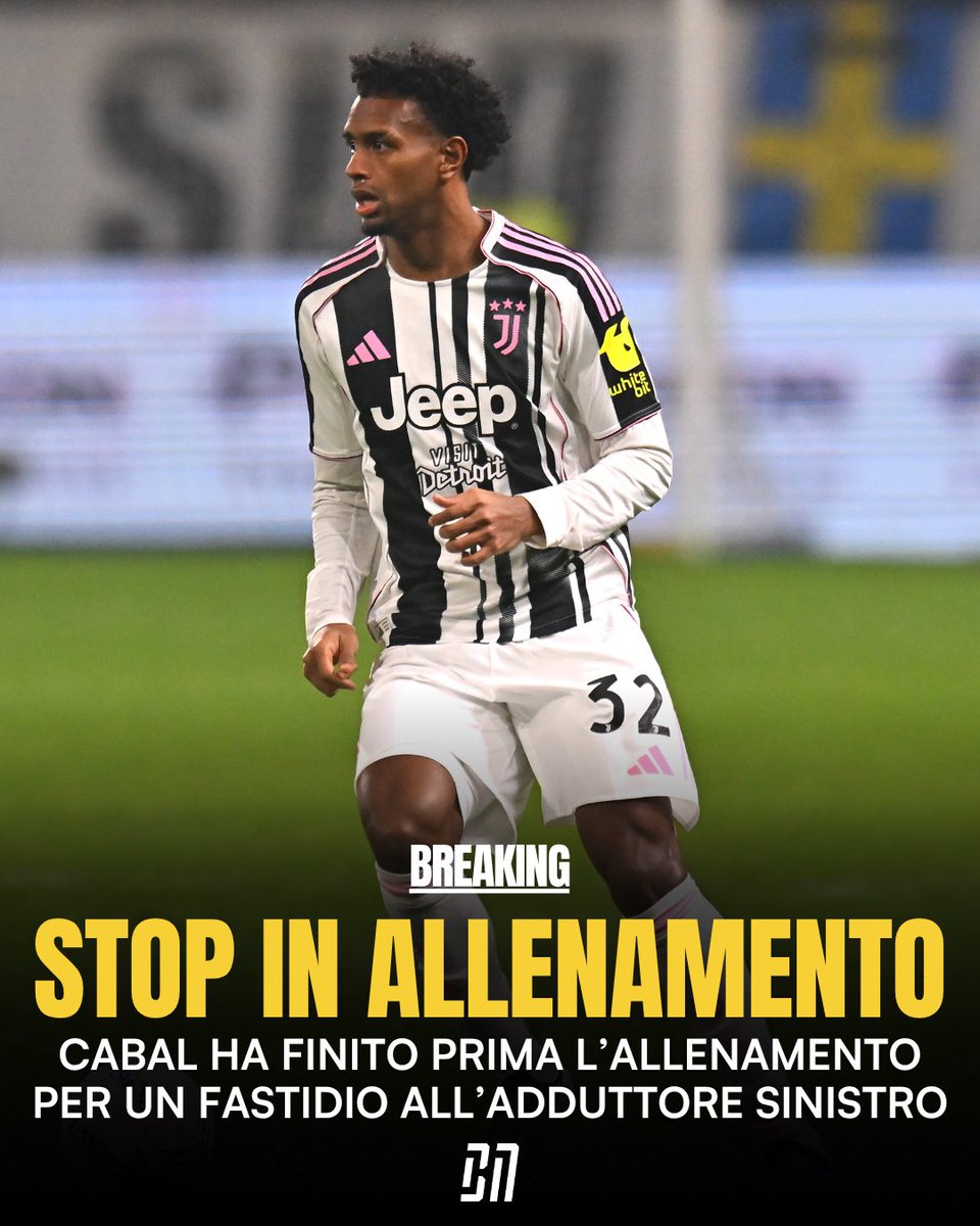ilbianconerocom's tweet image. Oggi in allenamento Juan #Cabal si é fermato anzitempo 😬

Fastidio all’adduttore sinistro per il difensore della #Juventus