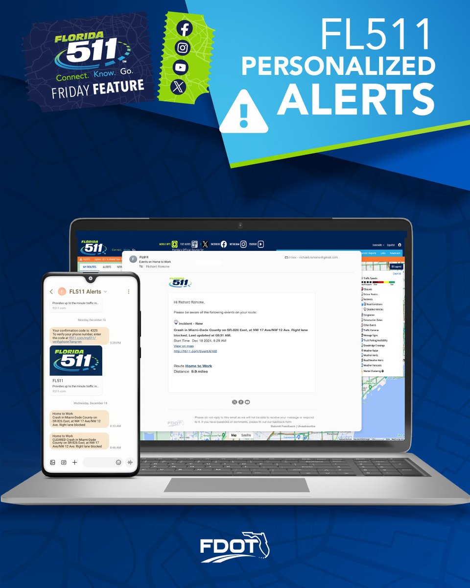 FL511 Southeast tweet media