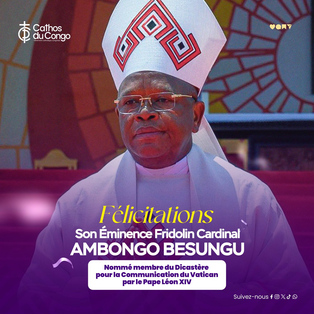 Cathos du Congo tweet media