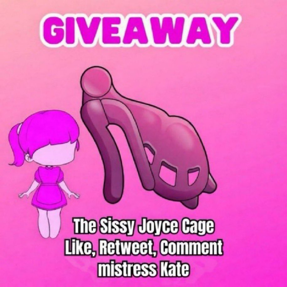 KateGilber25211's tweet photo. 🎀 The Sissy Joyce Cage Giveaway 🎀

It’s giveaway time! I’m giving one lucky winner a Sissy Joyce Cage 🎁✨
Don’t miss your chance to win.

How to enter:
🔁 Retweet this post
❤️ Like
💬 Comment “I need”

That’s it! Winner will be announced soon.
Good luck to everyone who joins https://t.co/y8yEO1nxMJ