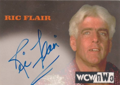 THE. HOLY. GRAIL.

Ric Flair 1998 WCW Topps Nitro Autograph. His first ever signed wrestling card. 

Last seen in October 2009, when it sold for $1175 on eBay. 

This card is not supposed to exist ... but it does. And I've been waiting for it to resurface ever since!