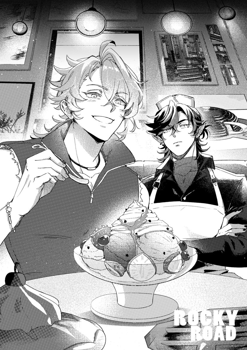 perdizzion's tweet image. [🔁❤️ appreciated!!]

announcing my new original comic: Rocky Road! 🍨✨ 

🗓️ available for:
• comipara (18-19 April)
• comifuro (16-17 May)
• dokomi (29-31 May)

💛 genre: slice of life, romance, comedy, modern-fantasy setting

⬇️ preview pages below 
#comipara6 #cf22 #dokomi