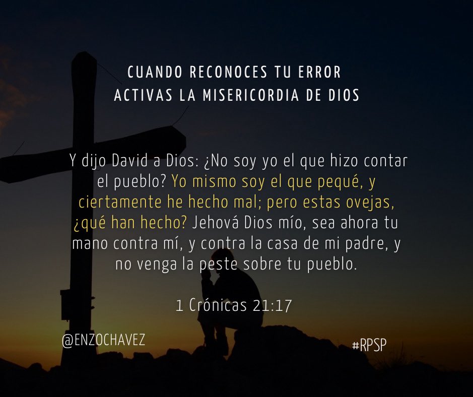 1 Crónicas 21
El cambio verdadero comienza cuando dejas de culpar y dices: “sí, fui yo”. David no se escondió, no justificó, no culpó a otros. Reconoció su error delante de Dios. Ahí nace la restauración. Las excusas te detienen, la responsabilidad te transforma. #rpsp