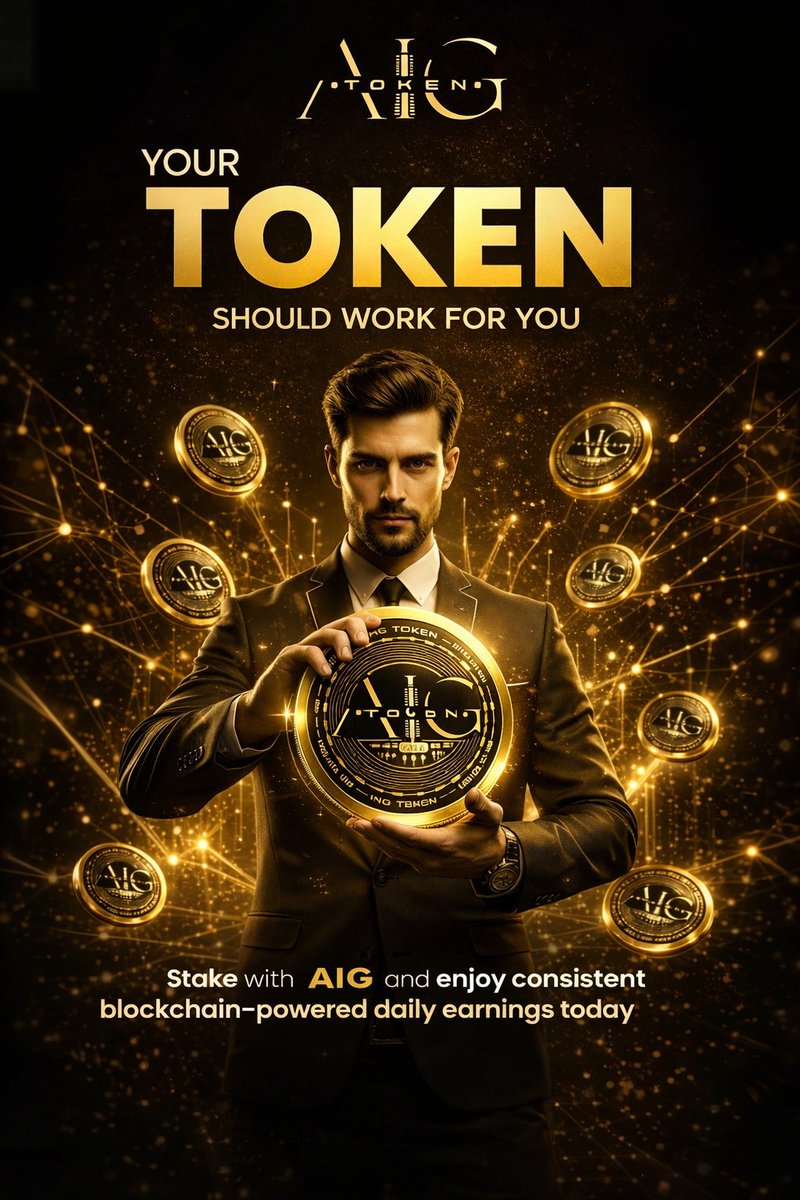 AigToken's tweet image. Power isn’t holding assets
Power is making them work🔥

AIG Token is built for those who understand
that capital without movement is opportunity lost.

Stay positioned.
Stay ahead.

#AIGToken
#CryptoInvesting
#DigitalAssets
#BlockchainTechnology
#CryptoStrategy
#FutureOfFinance