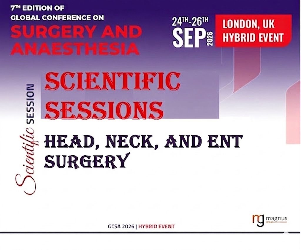 Surgery and Anesthesia Conference tweet media