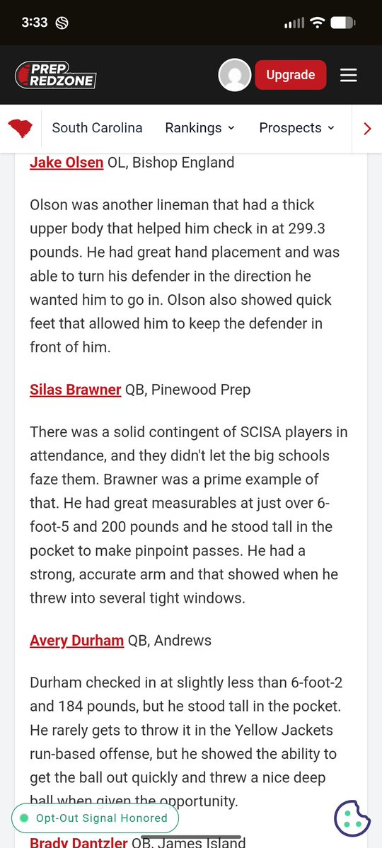 Silas Brawner 2027 QB (6'6" 210lbs) tweet media