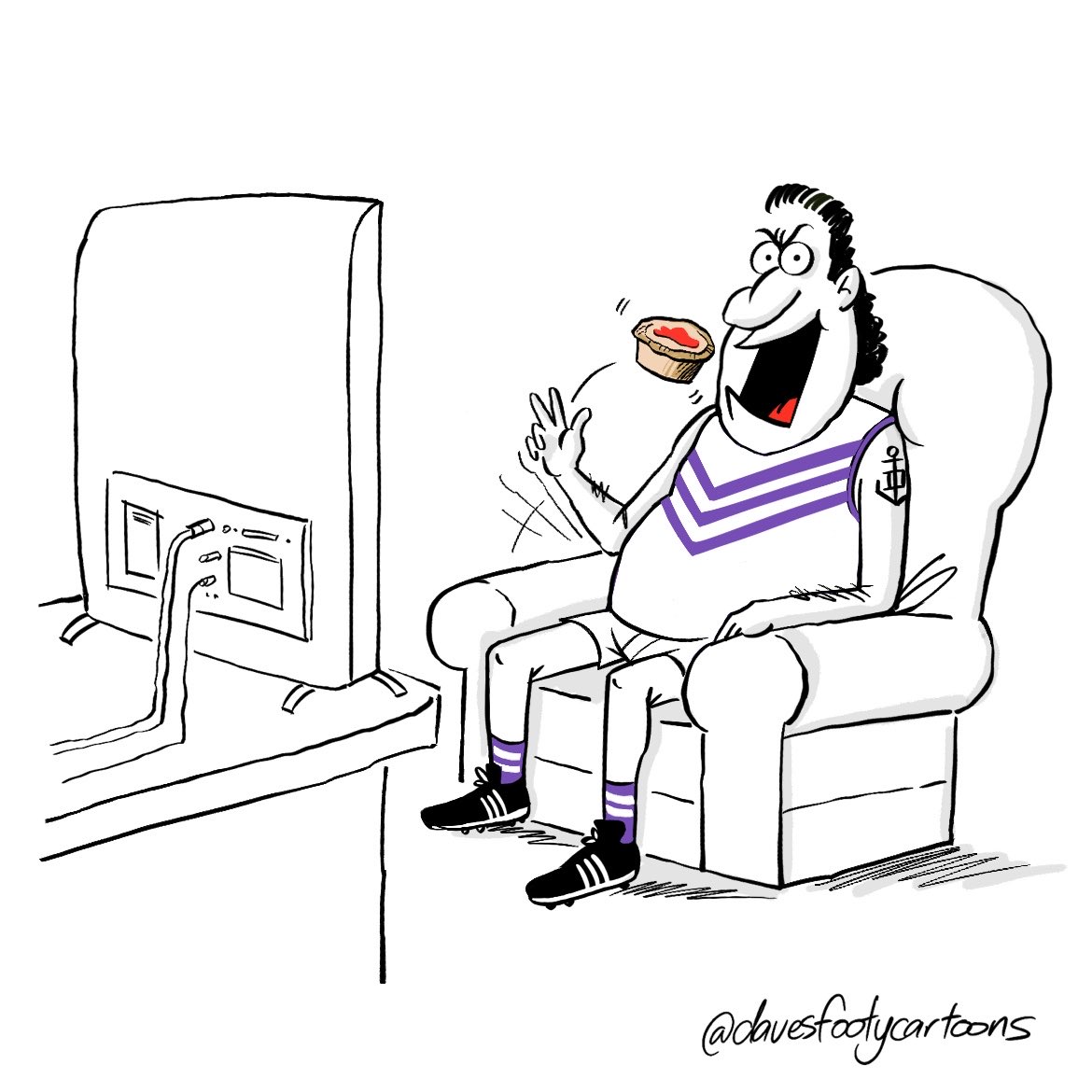 davesfootytoons's tweet photo. ⚓️ #AFLPiesFreo https://t.co/sskaGiILnh
