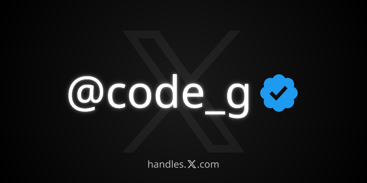 Code_G tweet media