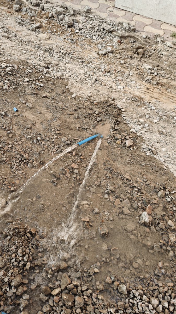 ashutoshmathur2's tweet photo. Urgent civic issue at Indrapuri Colony, Lal Kothi Jaipur Road dug on 7 Apr without prior notice 2 govt water connections broken supply disrupted Temporary repairs ₹1000+ uprooted again on 10 Apr No access parking issues even a pole uprooted Immediate action needed. @RajSampark https://t.co/xb3Ai9tePt