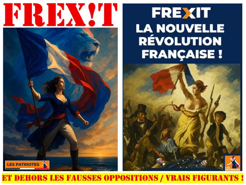 62PATRIOTES's tweet image. ☠️⚰️L'UE EST UNE INDUSTRIE DE LA MORT FAÇONNÉE ET CONDUITE CONTRE LES PEUPLES ET LES NATIONS LIBRES !

❌Ceux qui la soutiennent encore sont COMPLICES du déclin mortel des nations qui la composent !

✅REJOIGNEZ LE COMBAT #FREXIT
soutien.les-patriotes.fr 🇫🇷