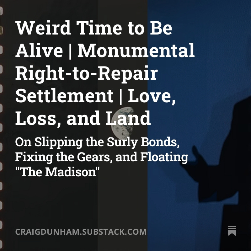 CraigMDunham's tweet photo. From space missions that remind us how small and connected we are, to legal battles that raise questions about what we actually own, to stories that hint at what it means to live with loss, there was no shortage of things worth noticing this week. https://t.co/bbi7d0bR1I https://t.co/uaepVemEFM