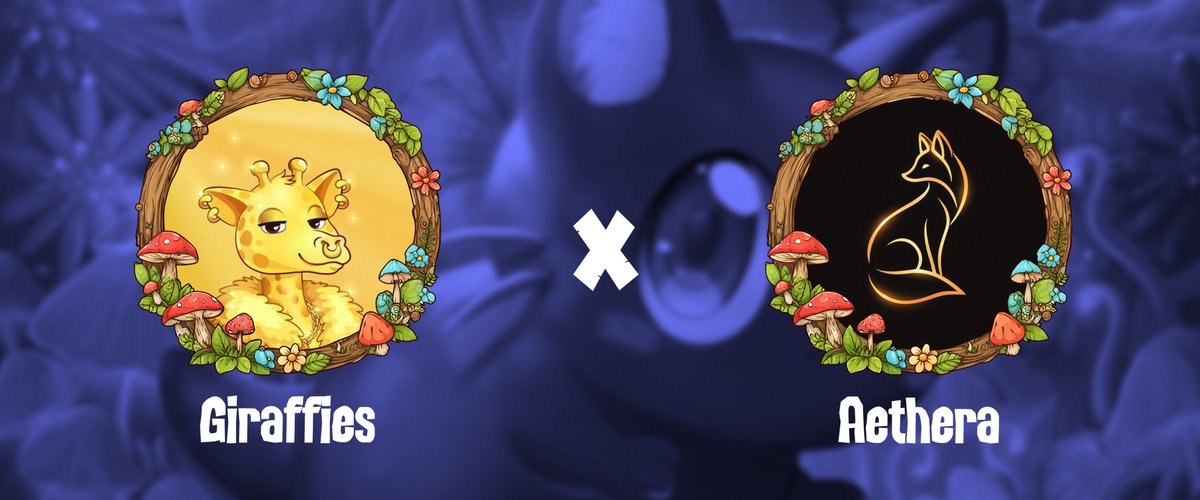AetheraSOL's tweet photo. We are delighted to announce our collab with @giraffies_nft 

The spirits of Silverdew Grove are looking forward to participate in the mint.    

Aethera x Giraffies 🤝 https://t.co/ow4eL51oJi