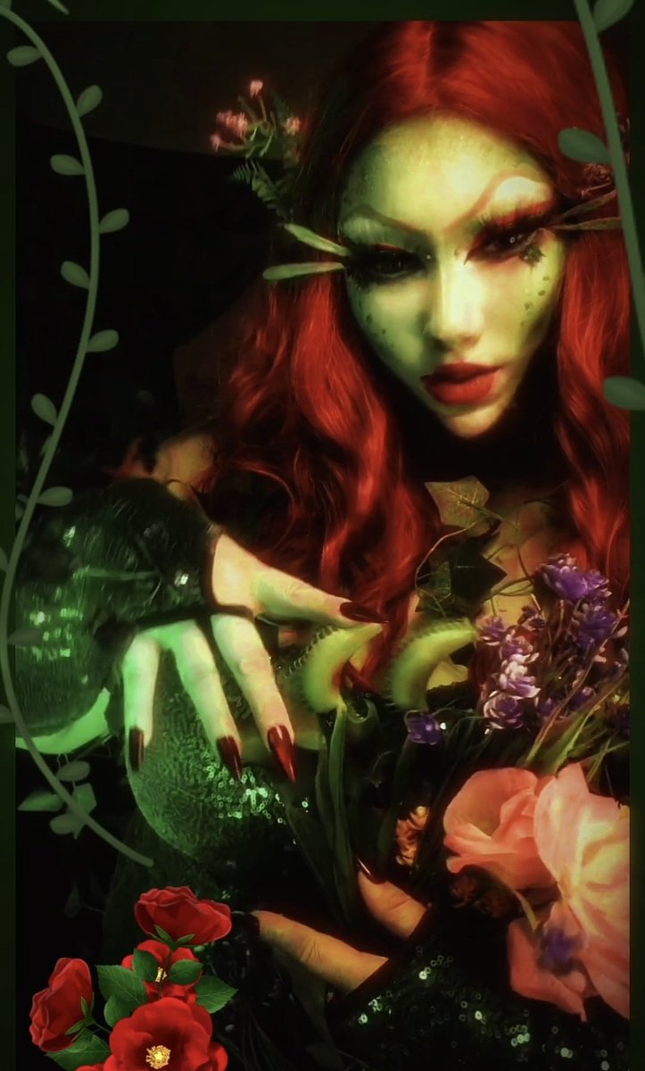 LethalPoisonIvy's tweet photo. 𝓣𝓱𝓮 𝓶𝓸𝓼𝓽 𝓭𝓪𝓷𝓰𝓮𝓻𝓸𝓾𝓼 𝓹𝓵𝓪𝓷𝓽𝓼 𝓪𝓻𝓮 𝓸𝓯𝓽𝓮𝓷 𝓿𝓮𝓻𝔂 𝓫𝓮𝓪𝓾𝓽𝓲𝓯𝓾𝓵. 🌿🥀

#poisonivy #poisonivycosplay #openrp #dcrp #mvrp #myface https://t.co/bmeewyW8z5