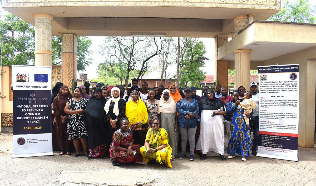 NCTC_Kenya's tweet photo. In #Isiolo, mothers, spouses, and family members with lived experiences related to violent extremism came together in a safe and supportive space to share in a journey of healing, reflection, and shared strength.
Through open conversations, they spoke about personal challenges, stigma, and the realities of rebuilding trust within their homes and communities. Together, they explored how vulnerability can emerge in everyday spaces, and how awareness at the household level can play a critical role in prevention.
As the sessions progressed, the conversations gradually shifted toward growth and possibility. Participants reflected on resilience, self-awareness, and the influence they hold in shaping safer, more connected families and communities.
By the close of the engagement, there was a strong sense of purpose and collective responsibility participants expressed a commitment to supporting one another and contributing to more informed, resilient communities.
#NSPCVE #SecureKe #TuweTayariKuilinda
@EUinKenya