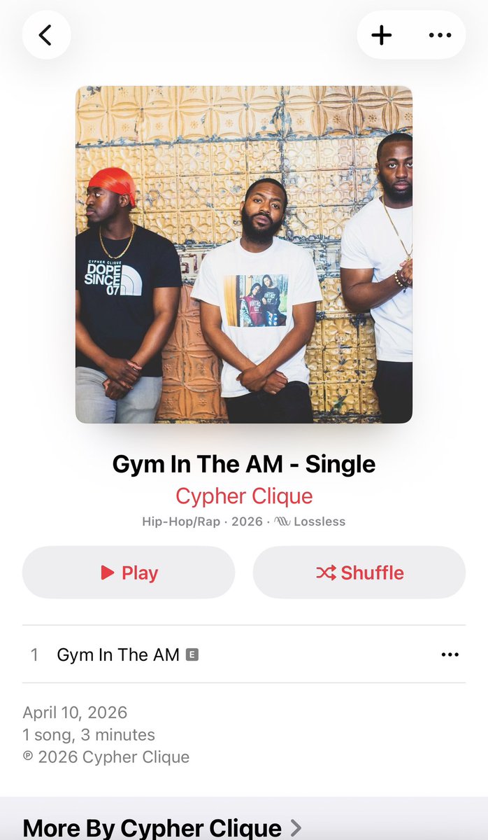 Jayin88akaRelay's tweet photo. New Cypher Clique Out Now. Video Soon. For The Workout Go’ers 

https://t.co/NOXqacJRgZ https://t.co/tM4tjODEIx