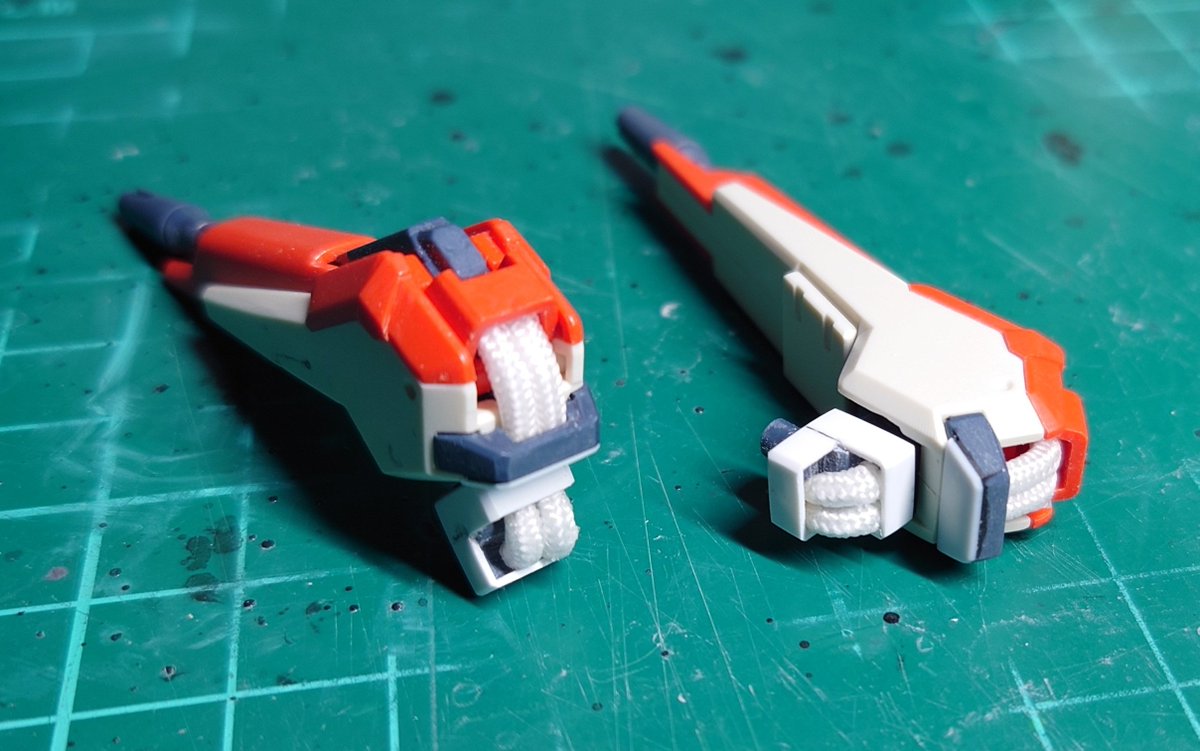 MG Z plus
もう一息！
ビームカノンの動力パイプを白メッシュに変えました！