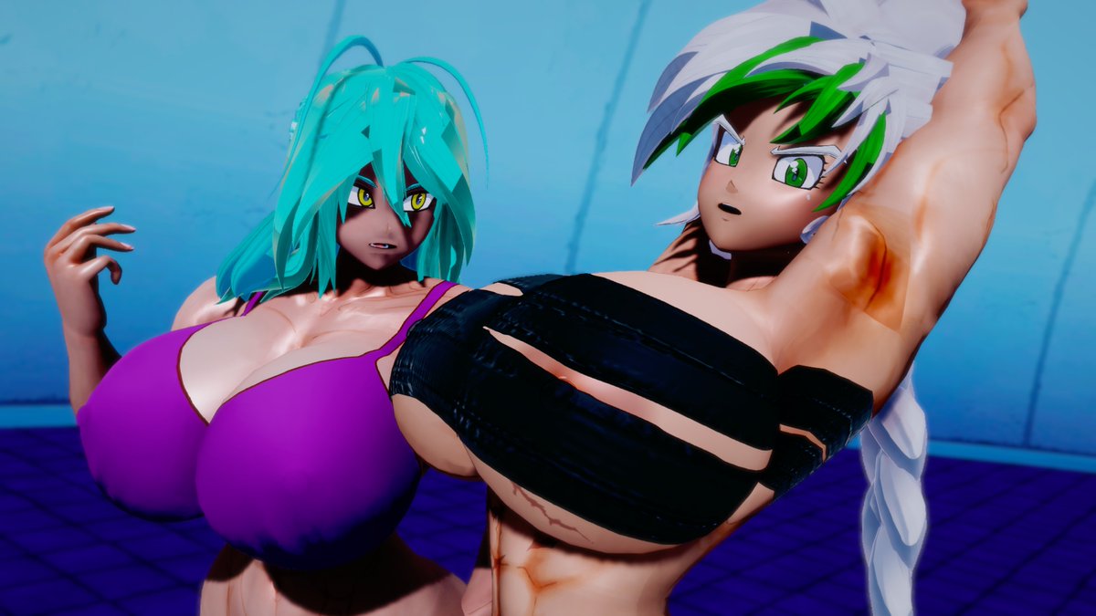Hey guys, don’t spy on the ladies, they’re just training 😅

Haruka: Wow, that was a great training session! You’re really strong, sis 💪✨

Sherry: Yeah, you are too, honestly... uhm? 🤨

Haruka: What? What’s wrong? 😯

Sherry: For a moment, I felt like some pervert was spying