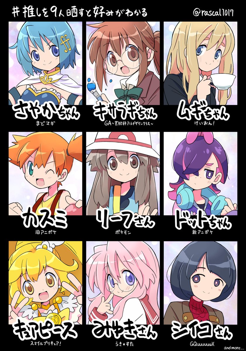 #凍結祭りでフォロワー減ったから自己紹介して逆に増やす
 
自己紹介も兼ねまして、ぱっと思いつく皆さんを……