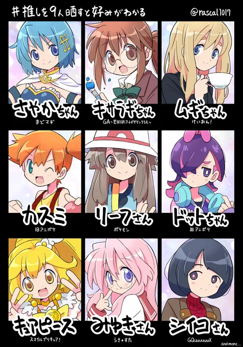 #凍結祭りでフォロワー減ったから自己紹介して逆に増やす
 
自己紹介も兼ねまして、ぱっと思いつく皆さんを…… 