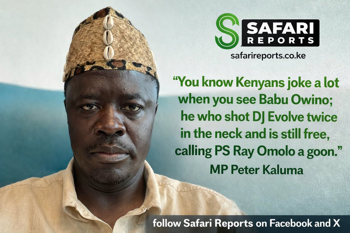 Homa Bay Town MP Peter Kaluma has sparked online buzz by calling out Embakasi East MP Babu Owino for accusing Interior PS Raymond Omollo of sponsoring goons amid Nyanza violence.