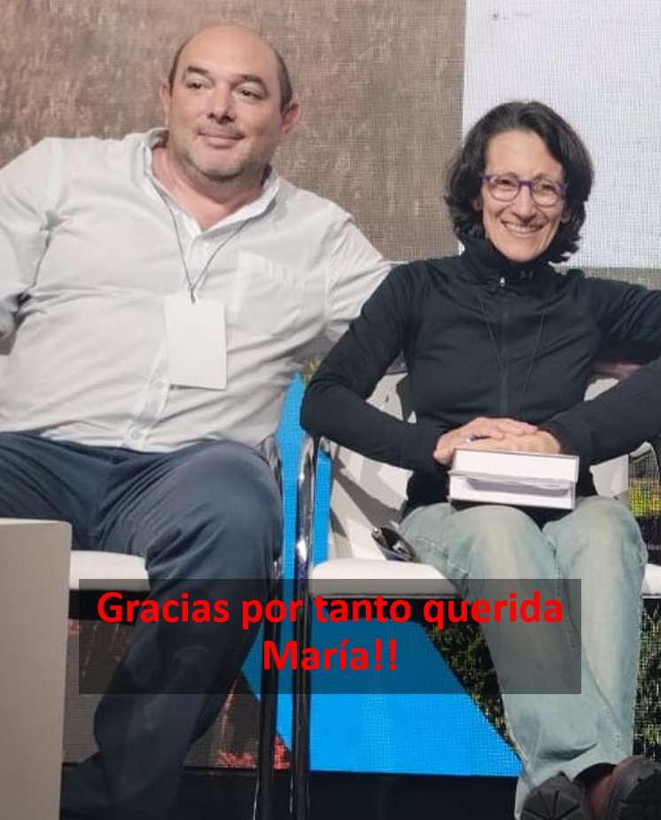 OctavioCaviglia's tweet photo. María Otegui, BRILLANTE, honesta y comprometida. Motivadora, apasionada por la ciencia y la enseñanza. De enorme calidad humana. 

A pesar de la tristeza, agradezco haberla conocido y haber aprendido mucho de ella. Elijo recordarla así, en esos días compartidos en eventos. https://t.co/bLpgGZpGXe