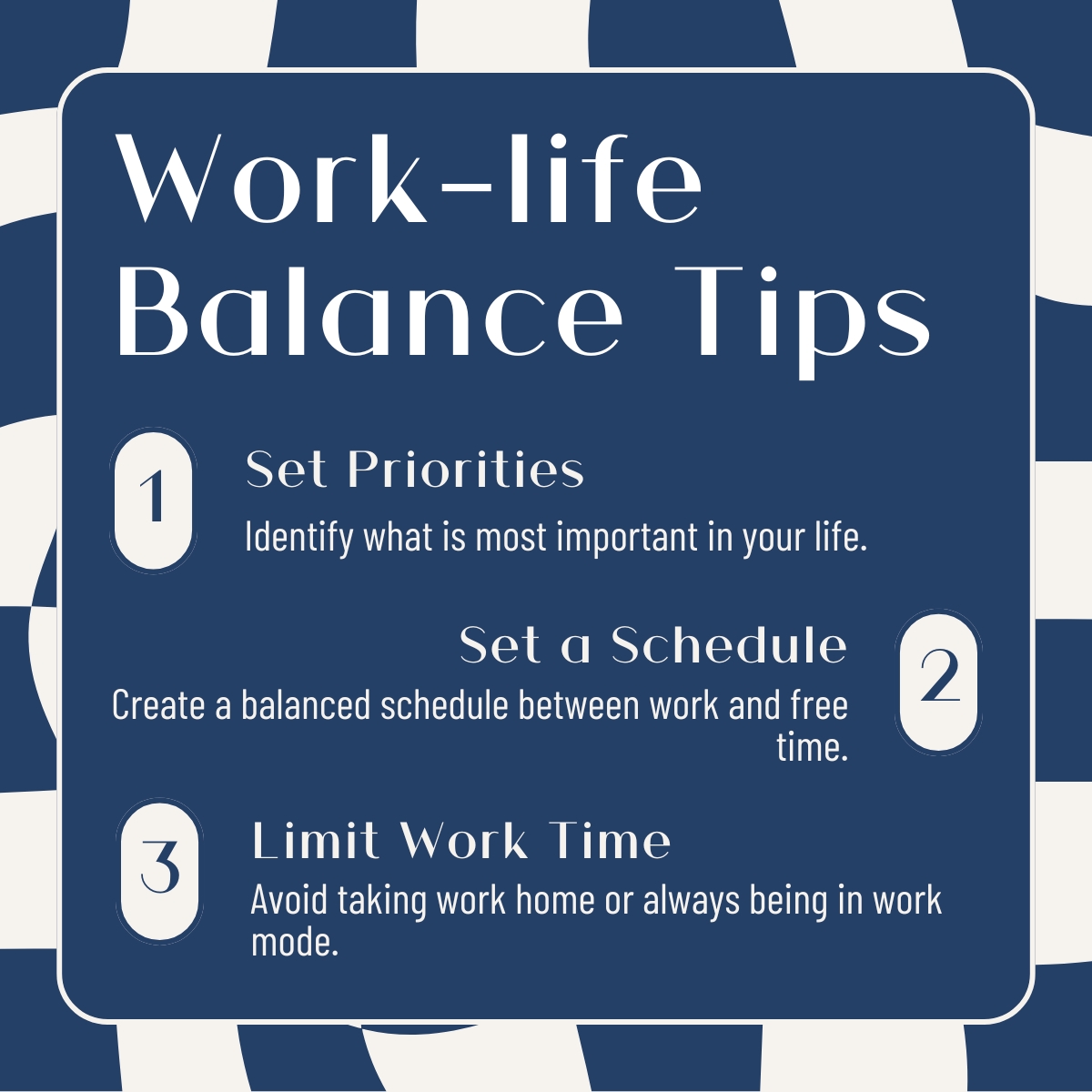Work hard but make space for life too. Balance is where productivity and peace meet.