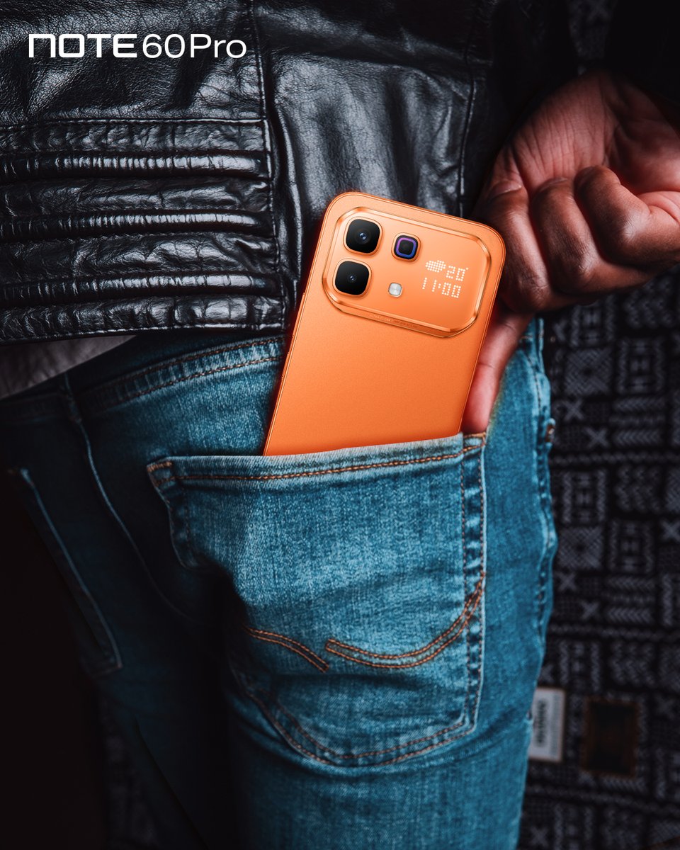 InfinixKenya's tweet photo. When your phone matches your vibe.
The Infinix NOTE 60 Pro is now available at Ksh. 41,999 and when you buy it, you get;
✨FREE XWATCH 3GT worth Ksh. 4,500
✨KES 1,500 Gold trade in voucher
✨Extra KES 2,200 off via Onfon installment plan
#Infinix #NOTE60Pro #CreateProMoment https://t.co/xg2POSIM4V