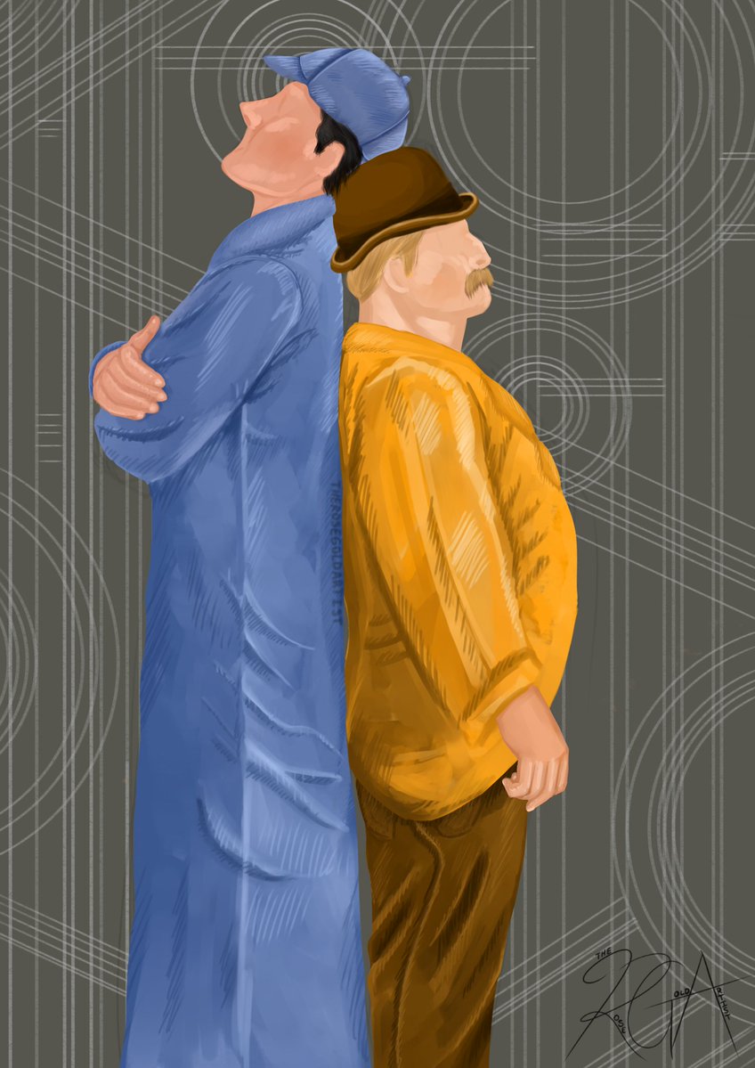 R0seG0ldArtist's tweet image. Partners in (solving) crime.
#johnlock #sherlockholmes #johnwatson