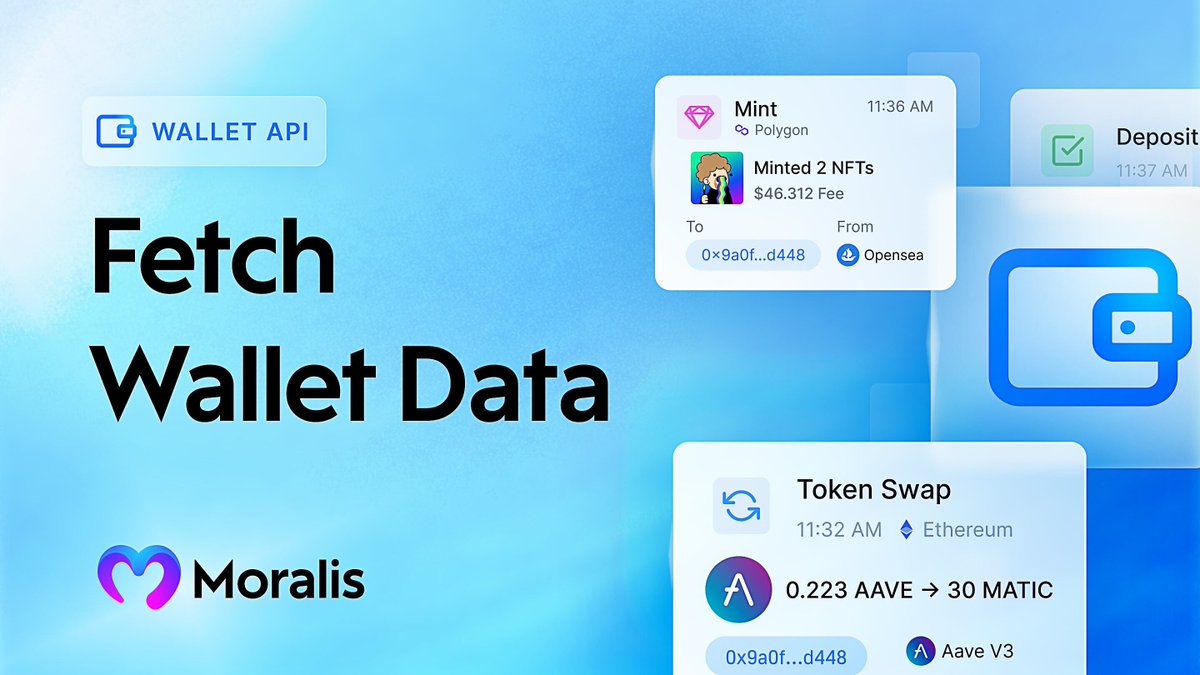 Moralis | Fetch, Monitor & Export Blockchain Data tweet media