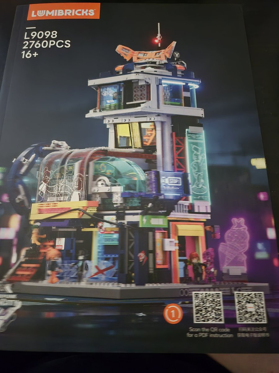 nbv3's tweet photo. Purchased my first Lumibricks set and interested to see how this goes. I really like the look of the cyberpunk range they have https://t.co/ZJMcFmK1Ay