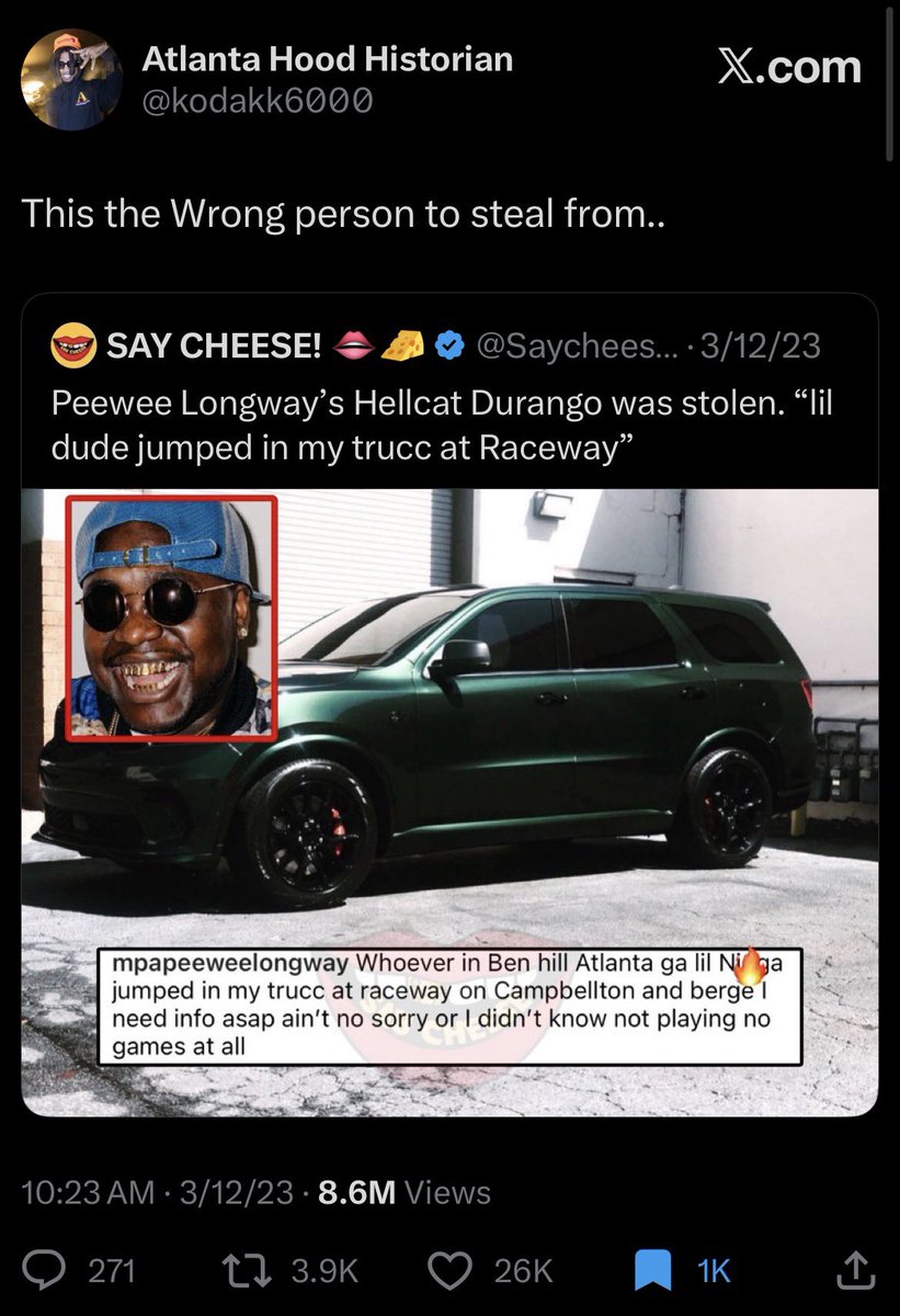 Atlanta Hood Historian tweet media