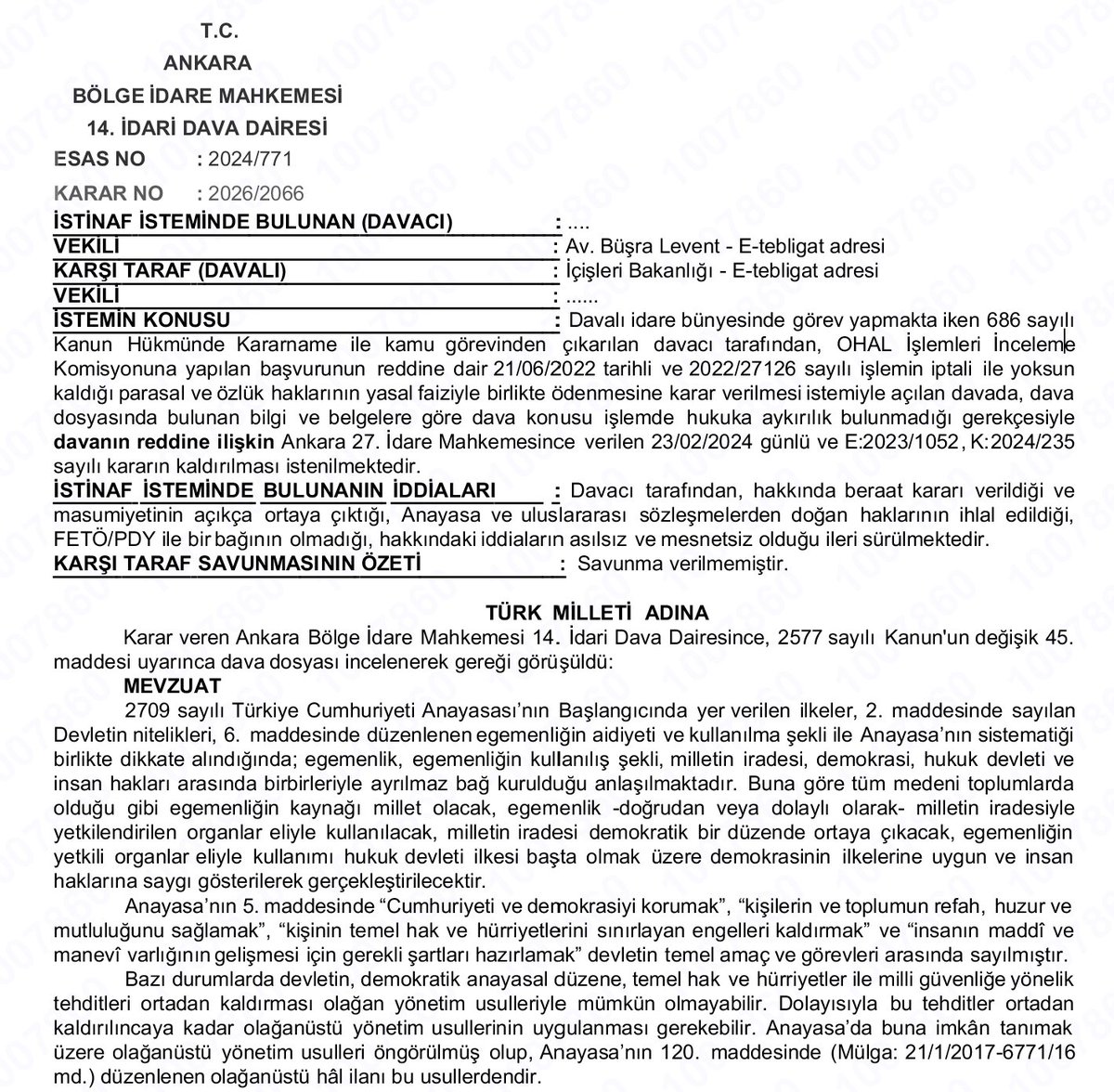 Av. Mahmut LEVENT tweet media