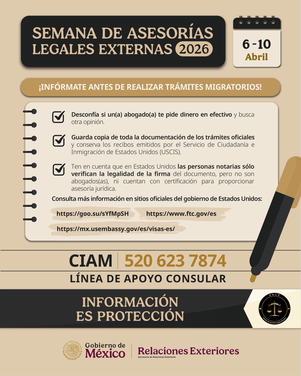 ConsulmexBoston's tweet photo. No firmes documentos en blanco y verifica siempre la licencia de quien te asesora.

#NoTeDejesSorprender #EvitaFraudesMigratorios #ProtecciónPreventiva #InformaciónEsProtección https://t.co/Hh45LD4frI