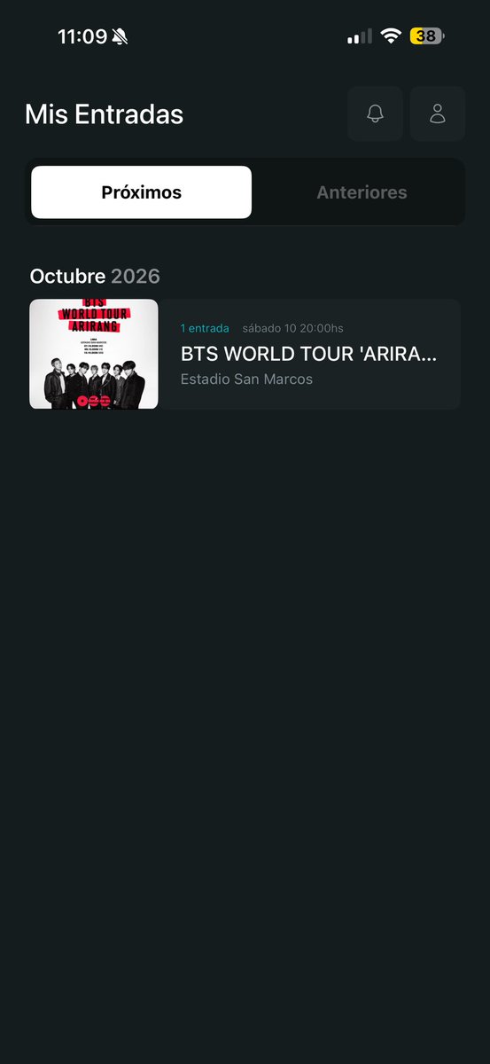 Alejtc1306's tweet photo. @for_bangtan07 Tengo una entrada , para campo B, día 10 , mi enamorado no podrá ir , es su entrada y la está vendiendo https://t.co/cjQzaghQow
