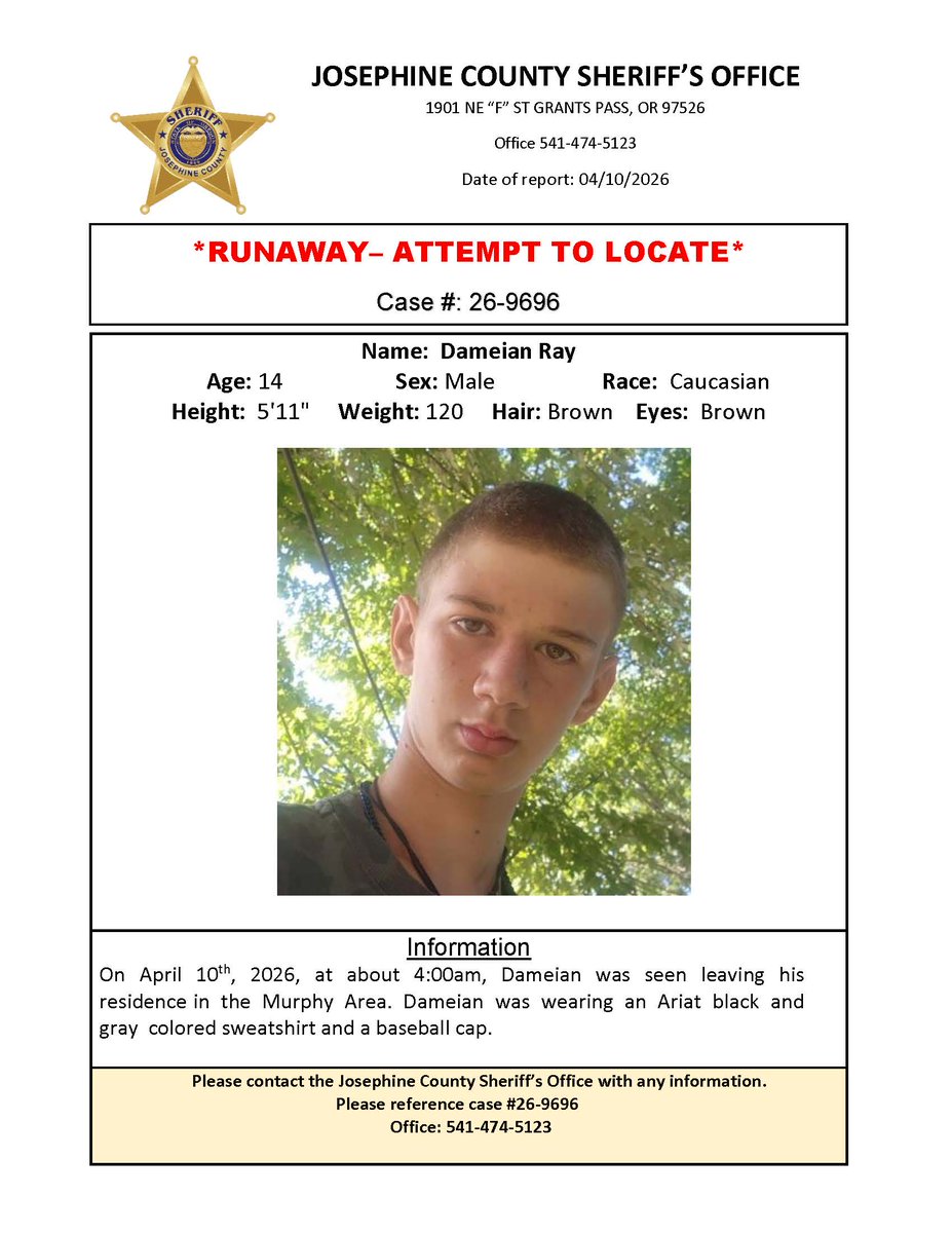 jocosheriffs's tweet photo. RUNAWAY: Ray, Dameian https://t.co/RSykXZbnb3 https://t.co/AjhxN6T77s