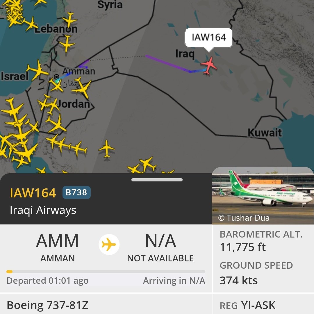 OM_Hindi's tweet photo. BREAKING: Iraq reopens its airport to international flights.
#Israël #Iran #CeasaeFire #Pakistán https://t.co/ZOcZqJngJJ