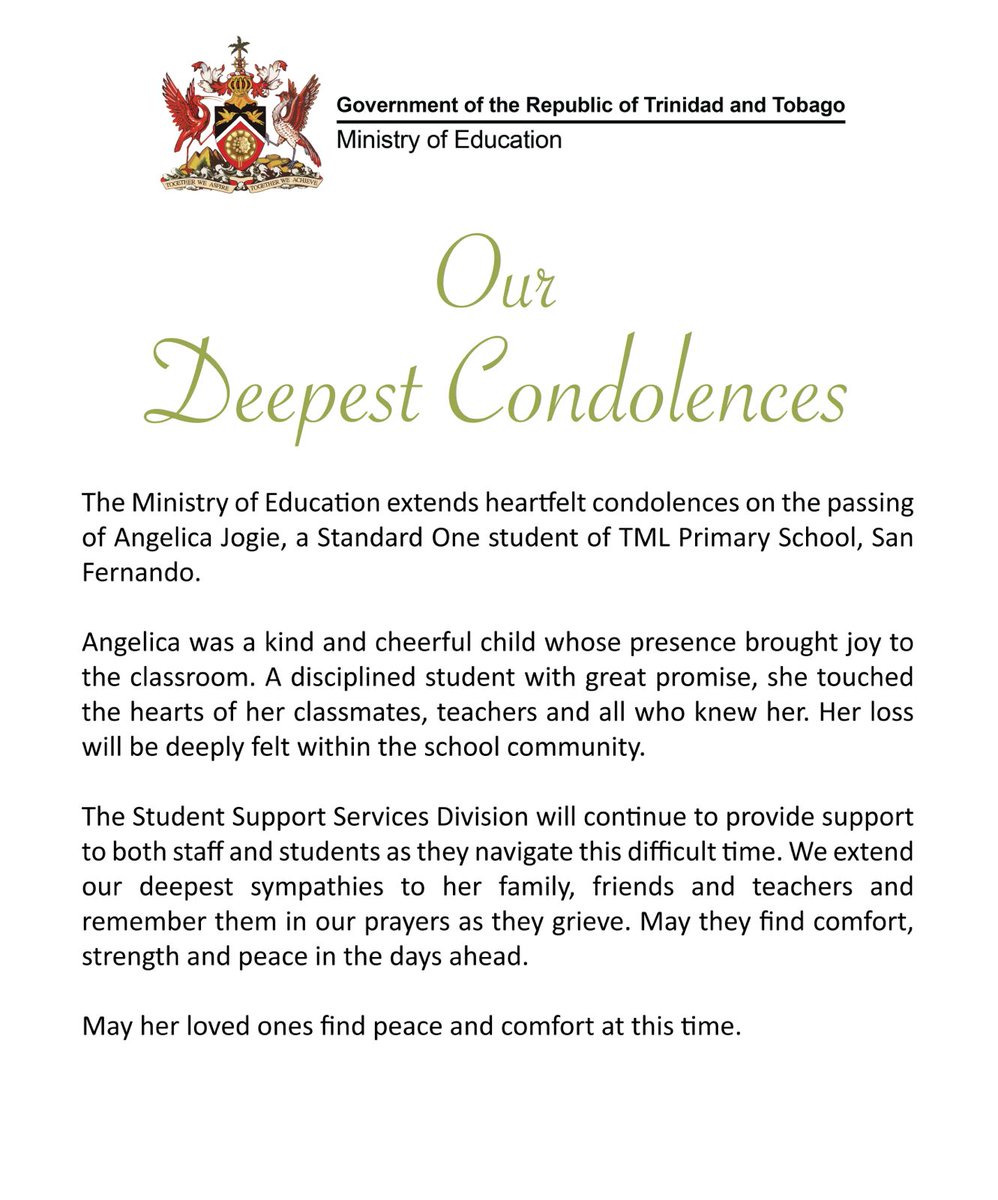 Ministry of Education | Trinidad and Tobago tweet media