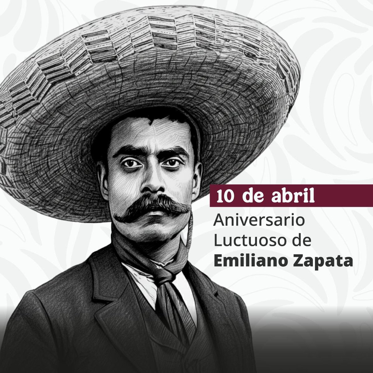JulioBerdegue's tweet photo. Hace 107 años fue asesinado el General Emiliano Zapata Salazar, comandante del Ejército Libertador del Sur y autor del Plan de Ayala que inspiró la Reforma Agraria mexicana.

Su mayor legado es la propiedad social, ejidos y comunidades que aún hoy cubren más de la mitad del territorio nacional.

Hoy rendimos homenaje en @Agricultura_mex al mayor héroe del campesinado mexicano.