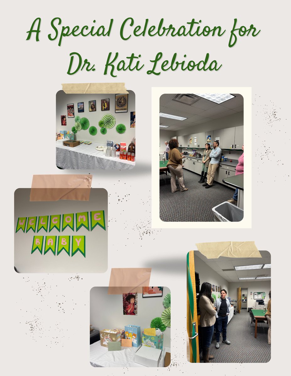 LDCN_EMU's tweet photo. This past Tuesday, April 7th, we threw a Leadership &amp; Counseling–style baby shower to celebrate Dr. Kati Lebioda!

It was a special opportunity for our department to come together, share in the joy, and celebrate Kati and her growing family.

Congratulations, Dr. Kati!! https://t.co/4AOmYAFeR5