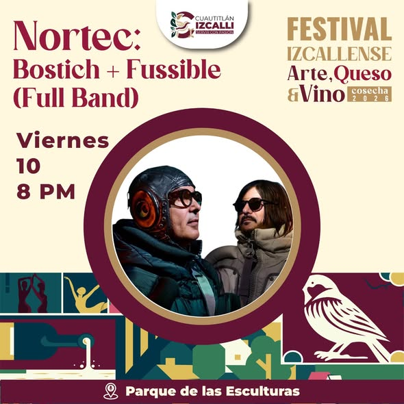 CorresponsalsMX's tweet image. ojo: aún no acaban las #vacaciones 🗓️
Aprovecha los ultimos días y visita 👇
#CuautitlánIzcalli  que invita al🥳 festival Arte, Queso &amp;amp; Vino Cosecha 2026🍷 habrá artistas y más en el Parque de las Esculturas.
Unica muestra de #Edomex donde habrá degustaciones, catas, gastronomía,