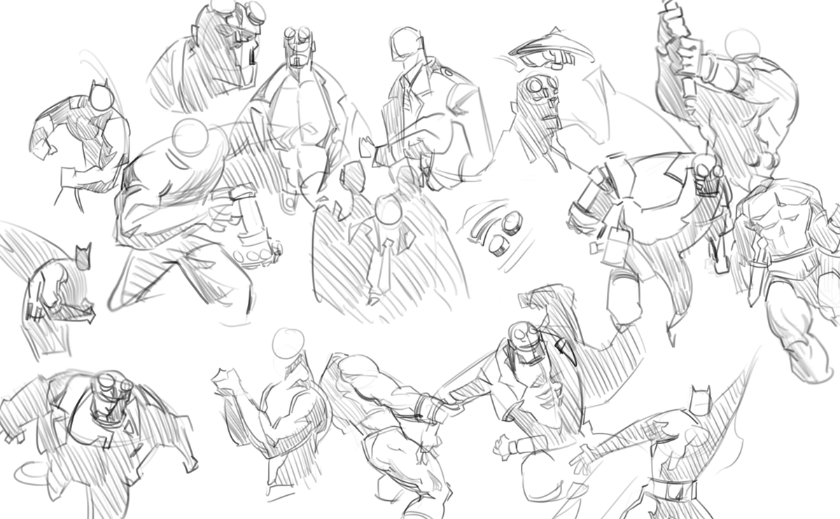 BeefxOfficial's tweet photo. did some bridgman, frazetta, and mignola studies yesterday https://t.co/9QnY8llZiv