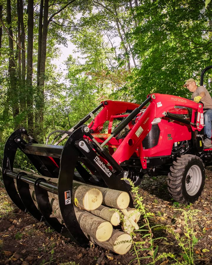 OkcMahindra's tweet photo. These logs aren’t gonna haul themselves. 

A Mahindra with a grappler is one mean combination.

Visit us today at  6700 N I-35 Industrial Blvd, Edmond, OK 73034 and check out our Mahindra inventory.

#MahindraTractors #MahindraTough
#OutworkingTheField
.
.
.
#MahindraROXOR #... https://t.co/BHB44Ua8kw