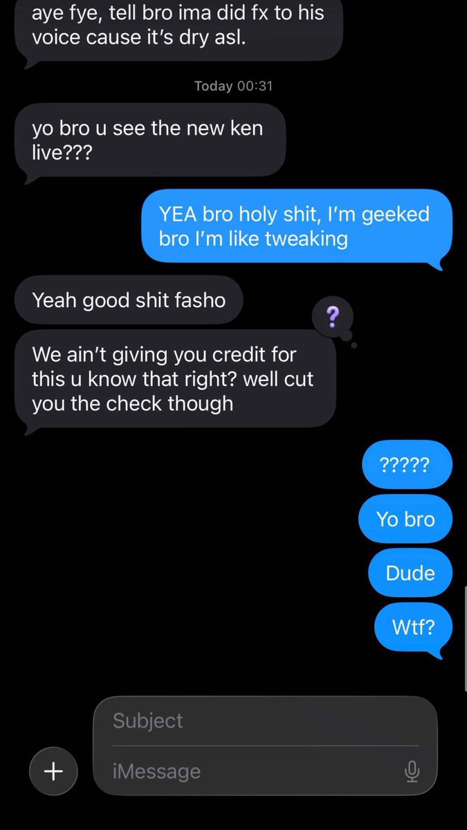 kencrsonews's tweet image. 16 told a producer that he wasn’t gonna credit him for the beat he made and scammed him 🤦‍♂️