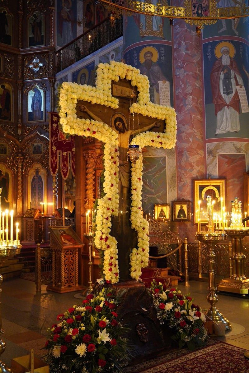 Warm and sunny all week. Holy Friday - it’s dark and rainy.

Glory to thy long-suffering O, Lord!