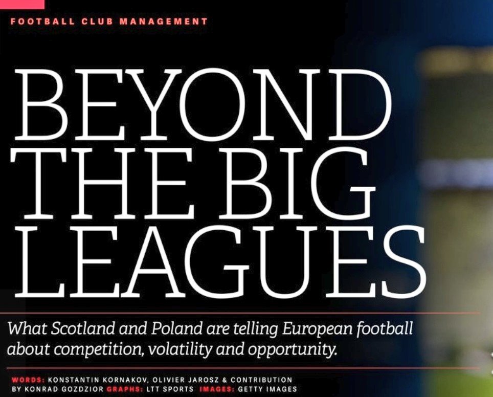 <a href="/fcbusiness/">fcbusiness Magazine</a> <a href="/FCKev/">Kev Howland</a> <a href="/OUFCOfficial/">Oxford United</a> <a href="/Soccerex/">Soccerex</a> <a href="/WFSummit/">World Football Summit</a> <a href="/LTTsports/">LTT Sports</a> How polarised is European football really❓️ We compare the <a href="/spfl/">SPFL</a>
one of the most polarised leagues with Poland’s <a href="/_Ekstraklasa_/">PKO BP Ekstraklasa</a> where competition runs deeper. Insights, data, and what it means for clubs ⏫️ in our <a href="/LTTsports/">LTT Sports</a> #ClubManagement section