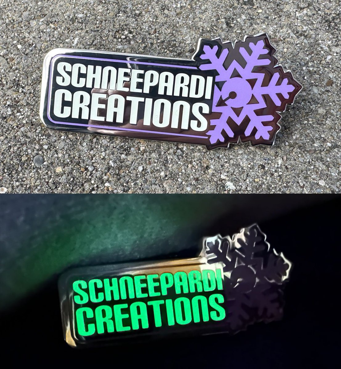 SchneeCreations's tweet image. New merch for my fursuit customers :3 I love these pins!! So big and shiny and glow in the dark 💜💜💜

#furry #pins #merch #fursuitmaker