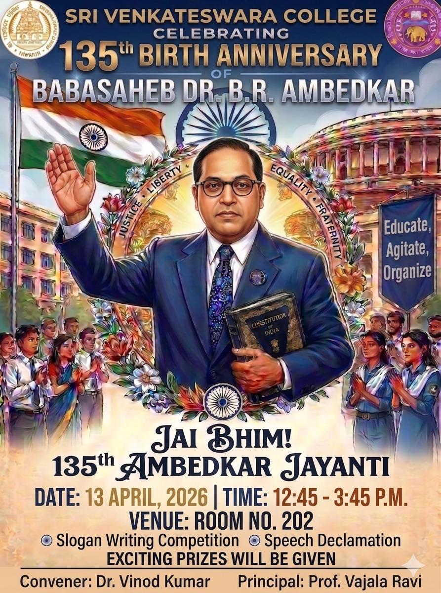 T T D Sri Venkateswara College University of Delhi tweet media